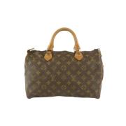 Louis Vuitton Vintage Förhandsägd Monogram Speedy 30 Handväska Brown, ...