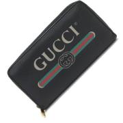 Gucci Vintage Begagnad Svart Läderplånbok Black, Dam