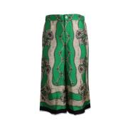 Gucci Vintage Pre-owned Silke nederdelar Green, Dam