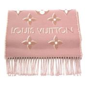 Louis Vuitton Vintage Pre-owned Ylle sjalar Pink, Dam