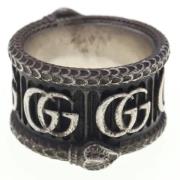 Gucci Vintage Begagnad Silver Silver Gucci Ring Gray, Dam