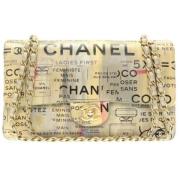 Chanel Vintage Pre-owned Läder chanel-vskor Beige, Dam