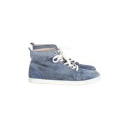 Christian Louboutin Pre-owned Pre-owned Mocka sneakers Blue, Dam