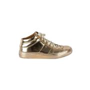 Jimmy Choo Pre-owned Pre-owned Läder sneakers Yellow, Dam