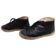 Chanel Vintage Pre-owned Läder espadriller Black, Dam