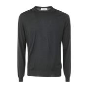 Filippo De Laurentiis Grön Merino Crew Neck Sweater Green, Herr