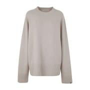 Extreme Cashmere N236 Mama Roundheck Overdalla Pullover Gray, Dam