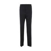 Sapio Slim-fit Trousers Black, Dam