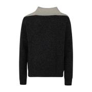 Marni Cast Iron Turtleneck Sweater Black, Herr