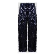 Oseree Wide Trousers Blue, Dam