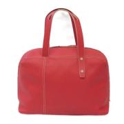 Loewe Pre-owned Pre-owned Läder axelremsvskor Red, Dam