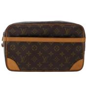 Louis Vuitton Vintage Pre-owned Canvas kuvertvskor Brown, Dam