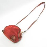 Burberry Vintage Pre-owned Mocka axelremsvskor Red, Dam