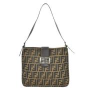 Fendi Vintage Pre-owned Canvas fendi-vskor Brown, Dam