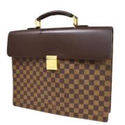 Louis Vuitton Vintage Pre-owned Canvas louis-vuitton-vskor Brown, Dam