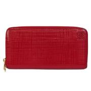 Loewe Pre-owned Pre-owned Läder plnbcker Red, Dam