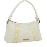 Burberry Vintage Pre-owned Läder handvskor White, Dam