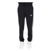 Adidas Essentials Fleece 3-Stripes Tapered Cuff Sweatpants Black, Herr
