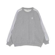 Adidas Marled Crewneck Sweatshirt Sporty Style Gray, Dam