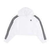 Adidas Kort hoodie för kvinnor White, Dam