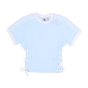 Adidas Laced Tee - Dam Spets T-Shirt Blue, Dam
