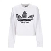 Adidas Oversized Lättvikts Crewneck Sweatshirt White, Dam