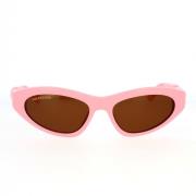 Balenciaga Vridna Cat-Eye Solglasögon Pink, Dam