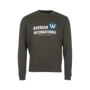 Barbour Legacy A7 Sweatshirt - Inspirerad av motorsport Gray, Herr