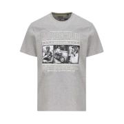 Barbour Steve McQueen Reel T-shirt med korta ärmar Gray, Herr