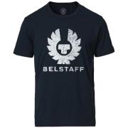 Belstaff Klassisk Coteland T-Shirt med Phoenix Print Blue, Herr