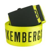 Bikkembergs Lime Bälte med Klicklås för Män Yellow, Herr