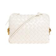 Bottega Veneta Liten Axelväska White, Dam