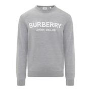 Burberry Varm och stilfull långärmad tröja Gray, Herr