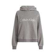 Calvin Klein Klassisk Hoodie Gray, Dam
