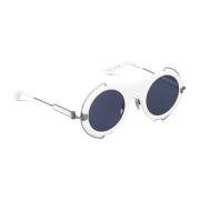 Calvin Klein Stiliga solglasögon med unik design White, Dam