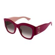 Cartier Höj din stil med Ct0304S-006 solglasögon Red, Unisex
