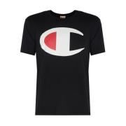 Champion T-Skjorta Black, Dam