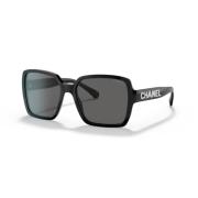 Chanel 5408 Sole Solglasögon Black, Unisex