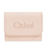 Chloé Plånbok i läder med logotyp Pink, Dam