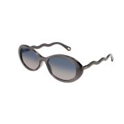 Chloé Stiliga solglasögon för ögonskydd Gray, Dam