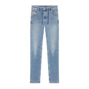 Diesel Blå Tapered Jeans Blue, Herr