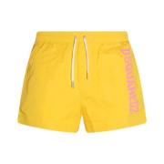 Dsquared2 Vibrant Technicolor Herr Beachwear i Gul Yellow, Herr