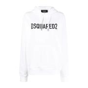 Dsquared2 Mysig Stilfull DamHuvtröja White, Dam