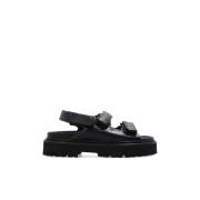 Dsquared2 Lädersandaler Black, Dam