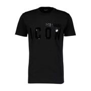 Dsquared2 Blankt Logot-shirt Black, Herr