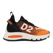 Dsquared2 Orange Sneakers - Regular Fit - Passar för alla temperaturer...