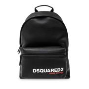 Dsquared2 Ryggsäck med logotyp Black, Herr