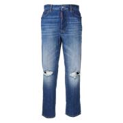 Dsquared2 Straight Jeans Blue, Dam