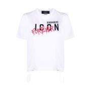 Dsquared2 Icon 4Ever - Vit T-shirt White, Dam