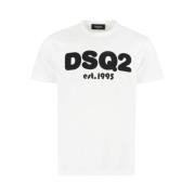 Dsquared2 Bas T-shirt White, Herr